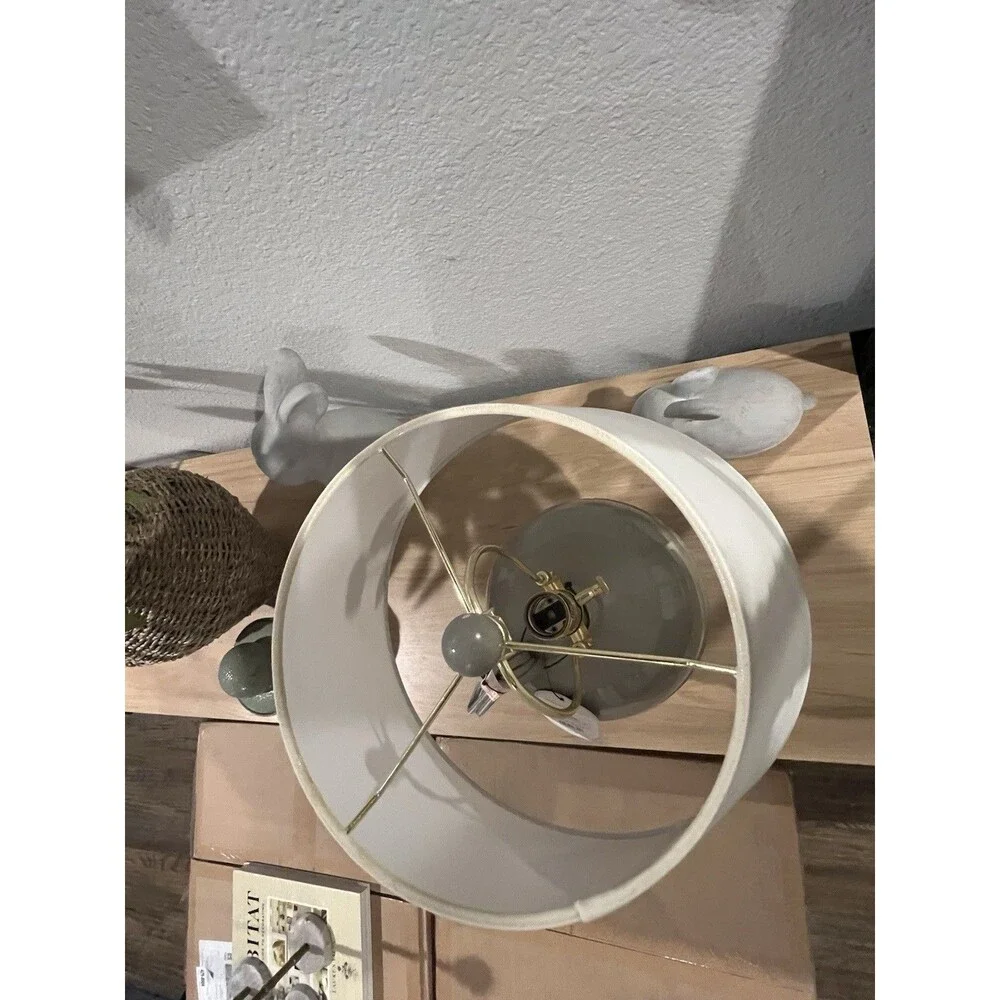 Medium Ceramic Table Lamp Green - Threshold designed with Studio McGee RARE
